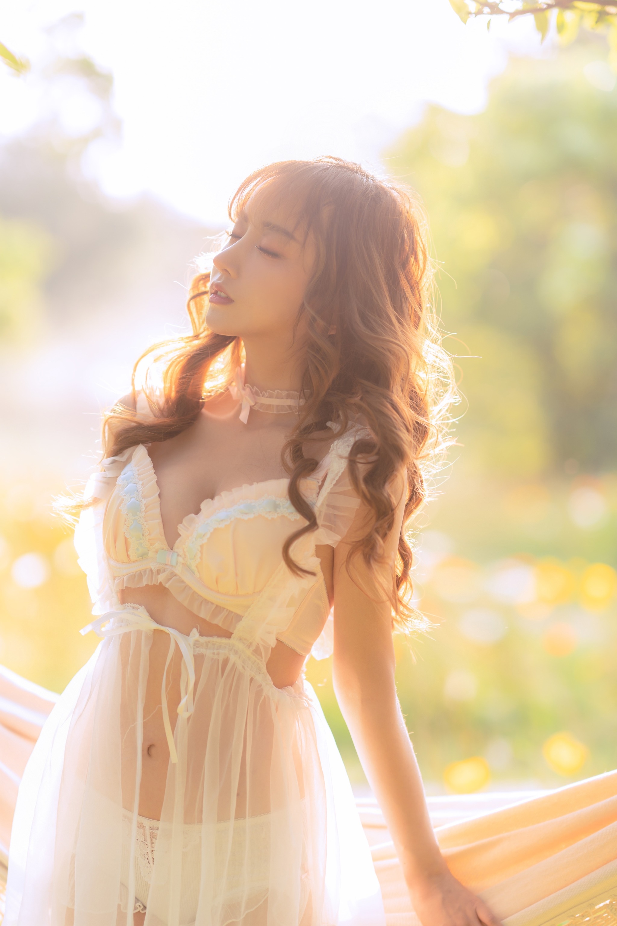 图片[1]-过期米线线喵 – NO.121 夏日限定 – 吊床 [52P]-XikXak